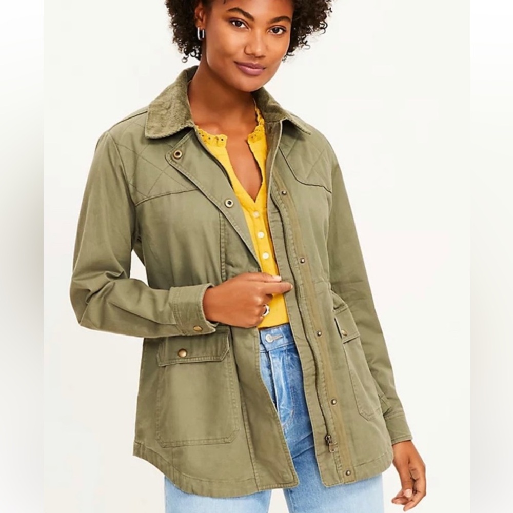 Loft cinched field jacket, excellent condition, XL